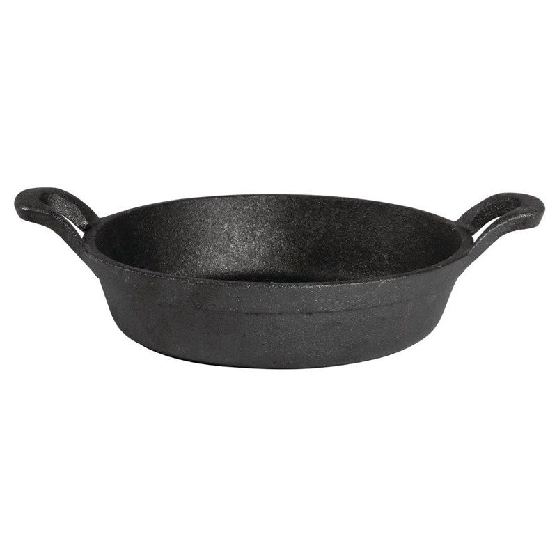 Po&ecirc;le ronde en fonte Olympia avec oreilles 18 cm