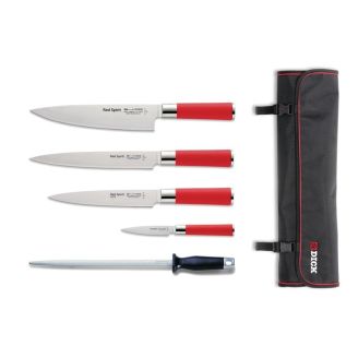 Juego de cuchillos Dick Red Spirit de 5 piezas con billetera