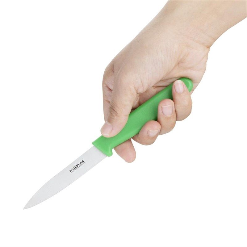 Hygiplas sk&aelig;rekniv 7,5 cm gr&oslash;n
