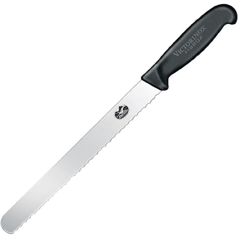 Victorinox Fibrox takket skinkekniv 35,5 cm