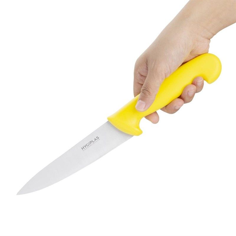 N&oacute;ż szefa kuchni Hygiplas 16 cm ż&oacute;łty