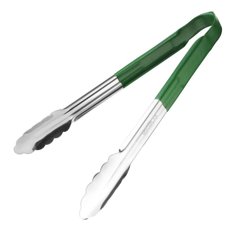 Vogue farvekode serveringstang gr&oslash;n 29cm