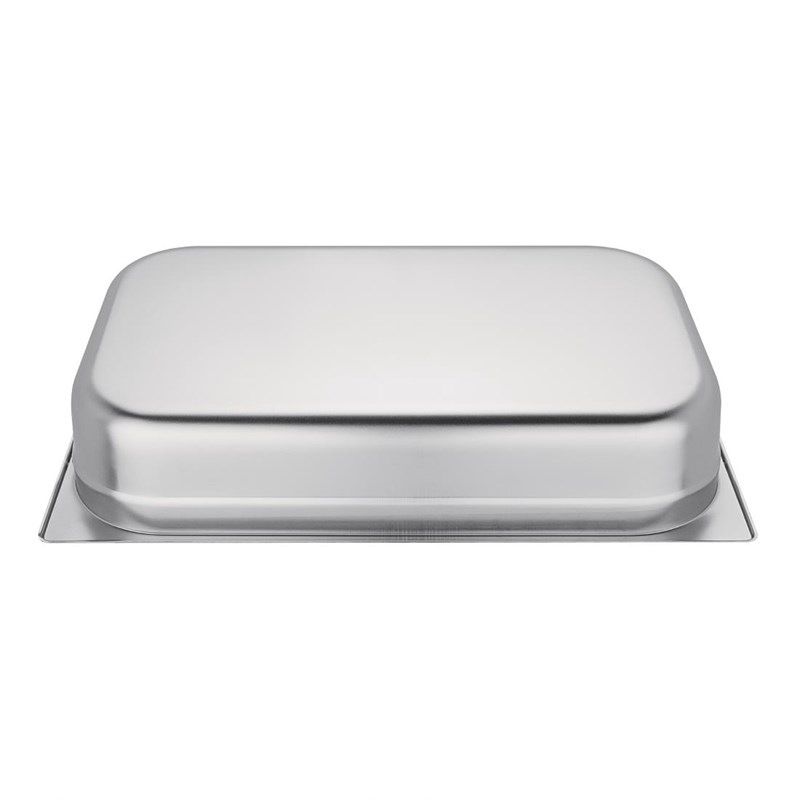 Vogue RVS GN1/1 gastronorm bak met handvatten 100mm
