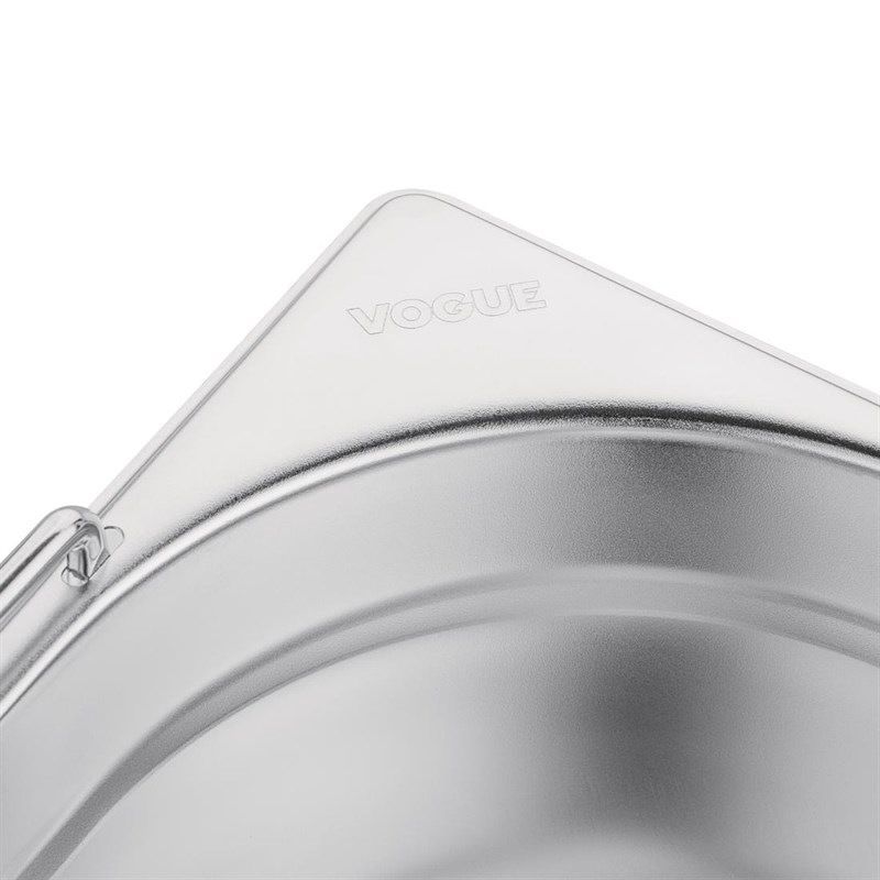 Vogue RVS GN1/1 gastronorm bak met handvatten 100mm