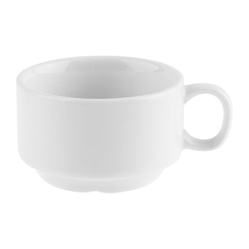 Olympia Whiteware stapelbare espressokopjes 8,5cl