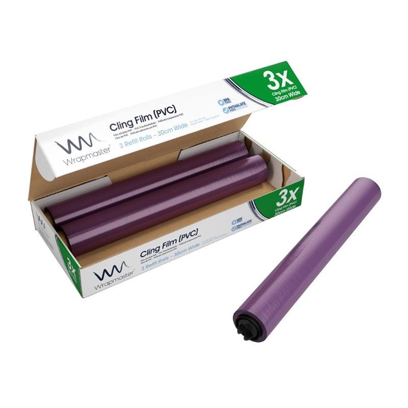 Pel&iacute;cula adhesiva Wrapmaster 30 cm x 100 m