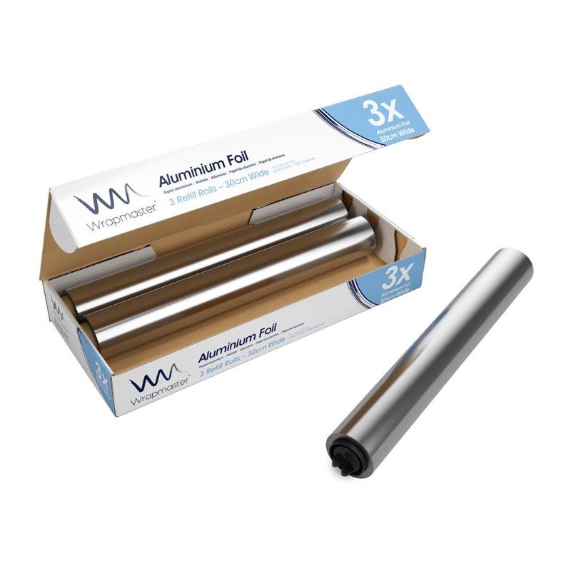 Papel de aluminio Wrapmaster 30 cm x 100 m
