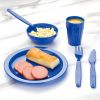 Plato Crystallon 23 cm azul