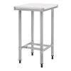 Mesa de corte Vogue de acero inoxidable con tabla de cortar HDPE 50 cm
