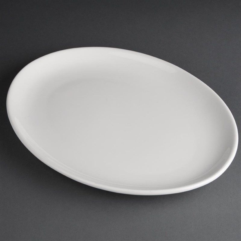 Platos ovalados Olympia Athena de 25,4 x 19,7 cm