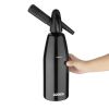 Olympia soda siphon zwart 1ltr