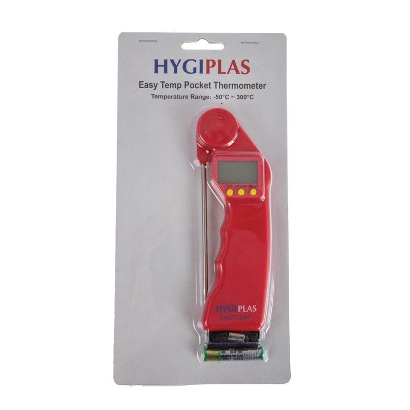 Hygiplas Easytemp Farbthermometer rot