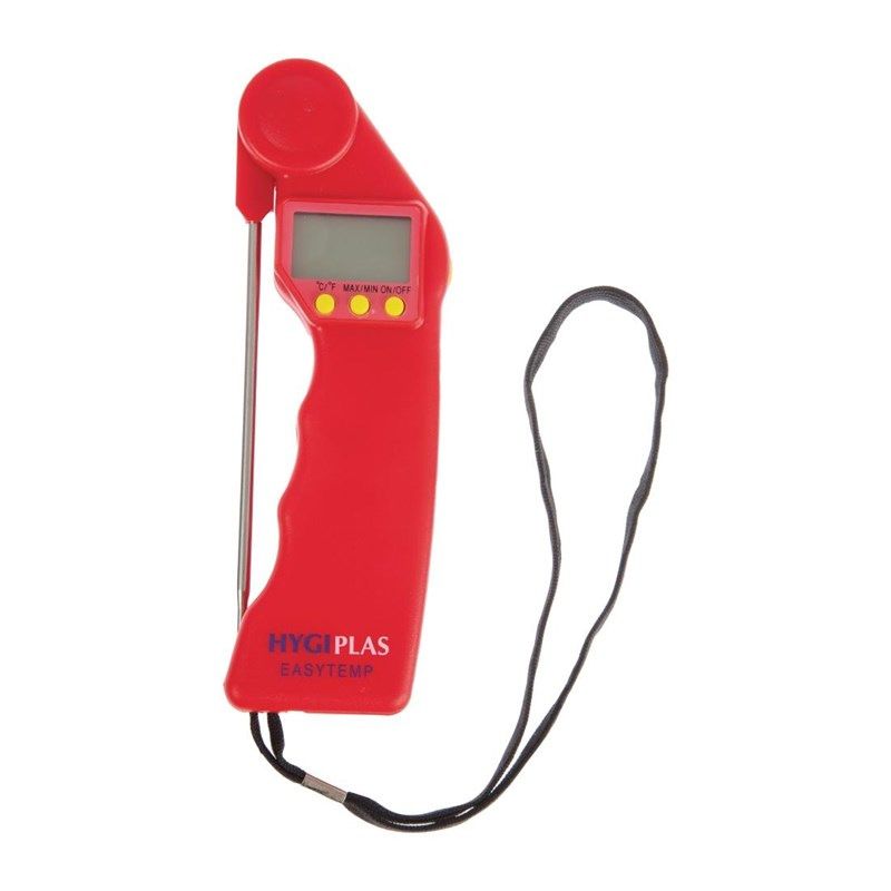 Hygiplas Easytemp Farbthermometer rot