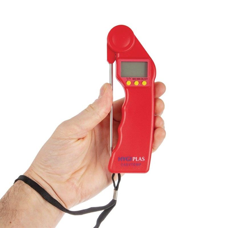 Hygiplas Easytemp Farbthermometer rot