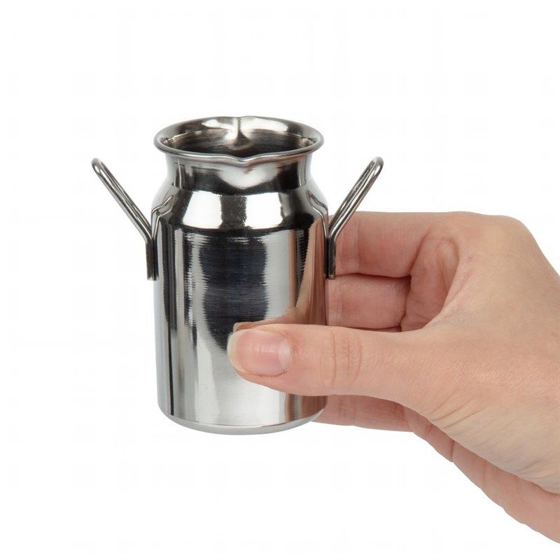 Olympia mini latte in acciaio inox lattina media 12cl