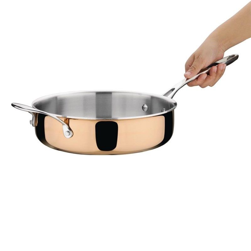 Vogue Triwall padella saut&eacute; rame 24cm