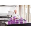 Araven GN1 / 4 caja de alimentos alerg&eacute;nicos de silicona con tapa 4.3L