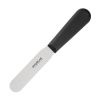 Faca de paleta reta Hygiplas 10cm preta