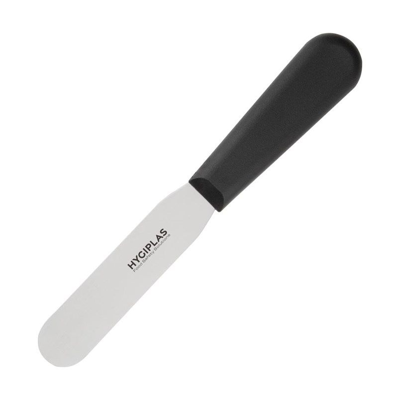Faca de paleta reta Hygiplas 10cm preta