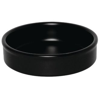 Olympia bol apilable negro mate 134x30mm