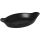 Olympia oval tapas tallerken 156x126mm mat sort