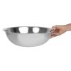Vogue stainless steel mixing bowl 12ltr