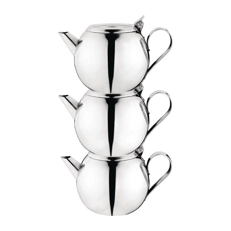 Olympia tetera apilable de acero inoxidable 0.5 l