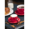 Olympia espresso dish rojo