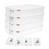 Araven Poly. 1/1 Gastronorm Food Containers 13.7Ltr Lid (Pack of 4)