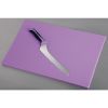 Deska do krojenia Hygiplas LDPE fioletowa 450x300x12mm
