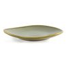 Olympia Kiln platos triangulares verde musgo 28 cm