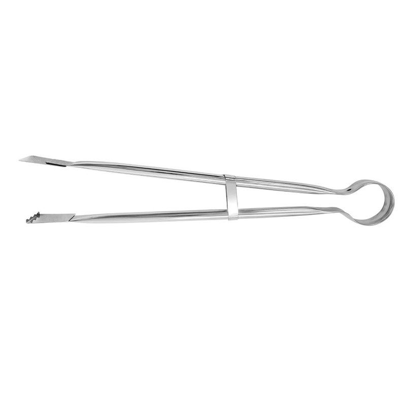 Vogue stainless steel steak tongs 53 cm