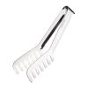Pinzas de espagueti de acero inoxidable Vogue 19,5 cm.