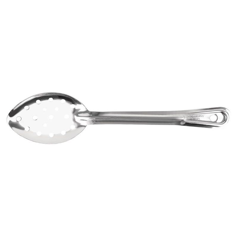 Vogue geperforeerde RVS serveerlepel 28cm