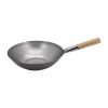 Vogue zacht stalen wok met platte bodem 330 mm