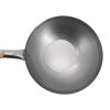 Vogue zacht stalen wok met platte bodem 330 mm