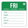 Vogue remov&iacute;vel Day of the Week Label Friday (Pacote com 500)