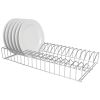 Soporte final de acero inoxidable Vogue Racks de placas de acero inoxidable 915 mm