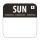 Etichette alimentari Vogue Sunday con codice colore nero