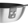 Vogue anti-aanbak aluminium conische sauteuse 24 cm