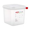Araven GN 1/6 voedselbak met deksel 2,6 liter