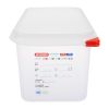 Araven GN 1/3 voedselbak met deksel 6 liter