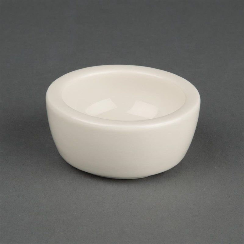 Plat &agrave; beurre Olympia Ivoire 6,5 cm
