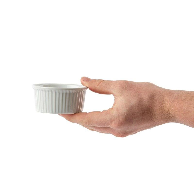 Olympia Whiteware Auflauff&ouml;rmchen 8,5 cm