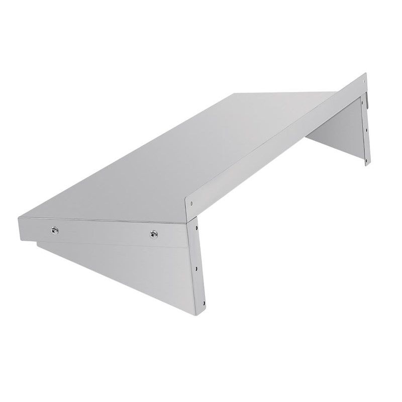 Vogue estante de cocina de acero inoxidable 90 cm