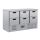 Banco de trabajo refrigerado de acero inoxidable Polar - CR711 - 6 cajones