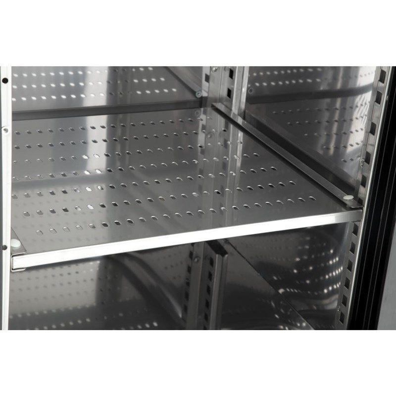 Polar U-series bar display with 2 sliding doors