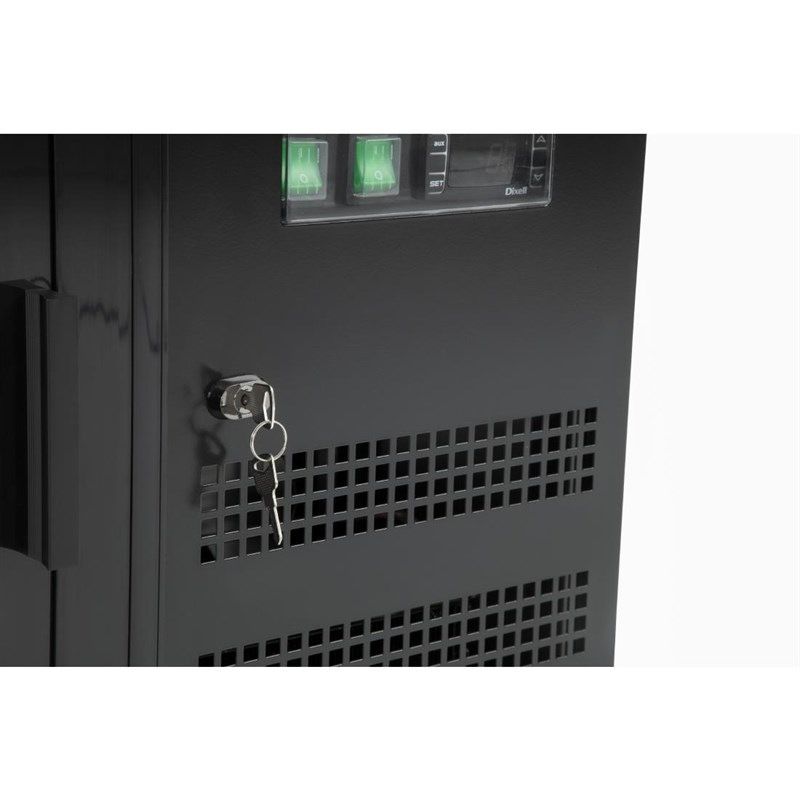Polar U-series bar display with 2 sliding doors