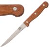 Olympia steak knife with wooden handle