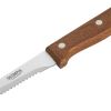 Olympia steak knife with wooden handle